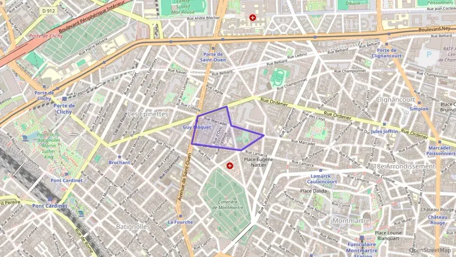 Appartement 32 m² une piece à vendre à Paris 18e Arrondissement