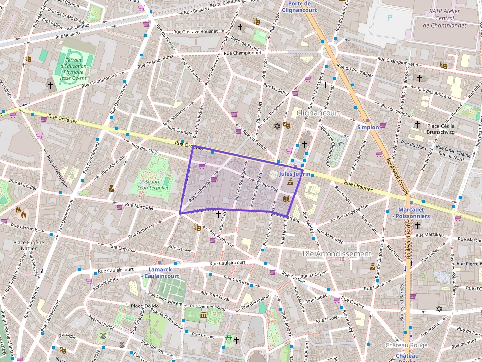 Appartement 36 m² quatre pièces à vendre à Paris 18e Arrondissement