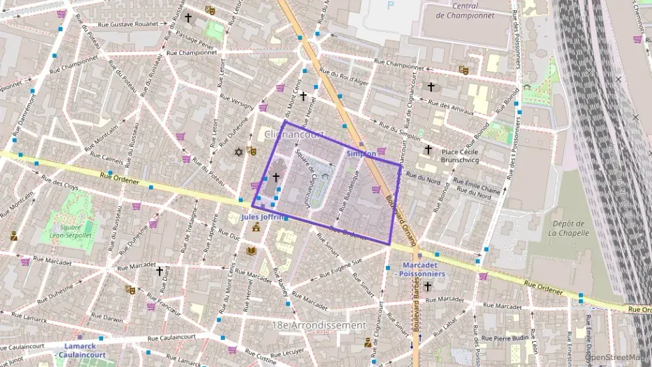 Appartement 53 m² trois pièces à vendre à Paris 18e Arrondissement