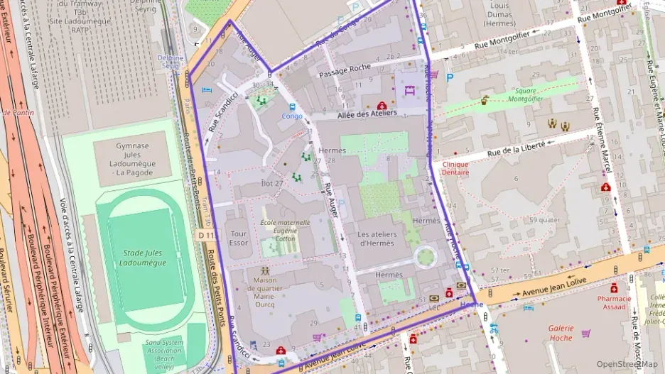 Appartement 34 m² une piece à vendre à Pantin