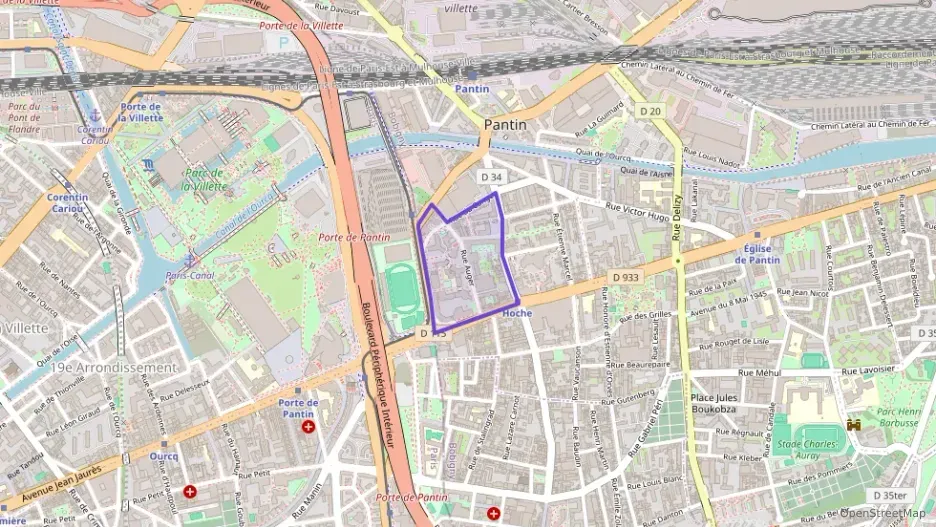 Appartement 34 m² une piece à vendre à Pantin