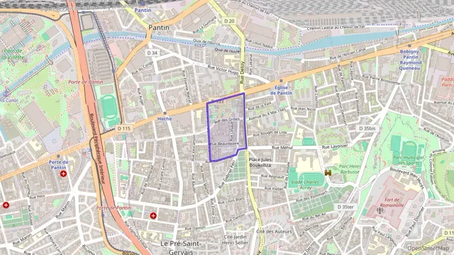 Appartement 62 m² trois pièces à vendre à Pantin Appartement 62 m² trois pièces à vendre à Pantin