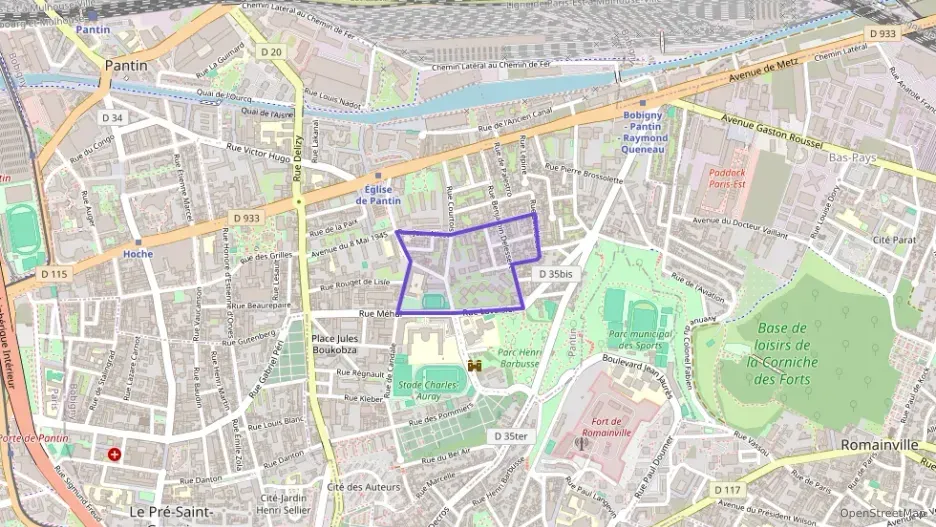 Appartement 60 m² quatre pièces à vendre à Pantin