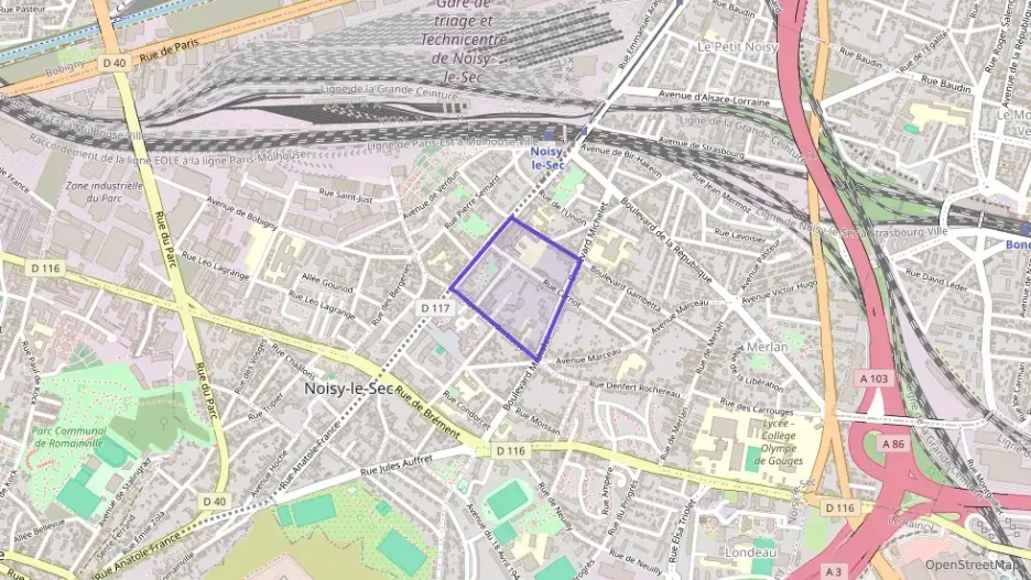 Appartement 81 m² quatre pièces à vendre à Noisy-le-Sec