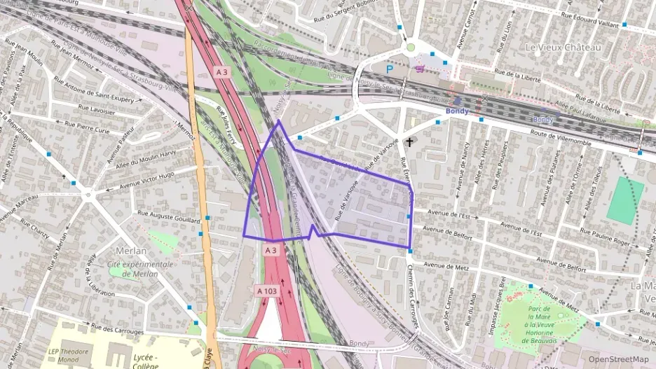 Appartement 45 m² deux pieces à vendre à Bondy Appartement 45 m² deux pieces à vendre à Bondy