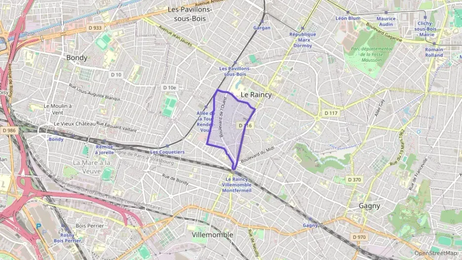 Appartement 55 m² trois pièces à vendre à Le Raincy
