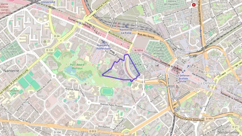Appartement 92 m² cinq pièces à vendre à Nanterre