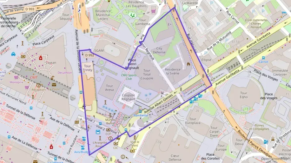 Appartement 58 m² deux pieces à vendre à Courbevoie