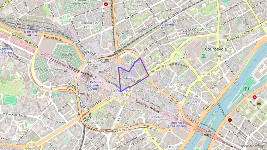 Appartement 58 m² deux pieces à vendre à Courbevoie
