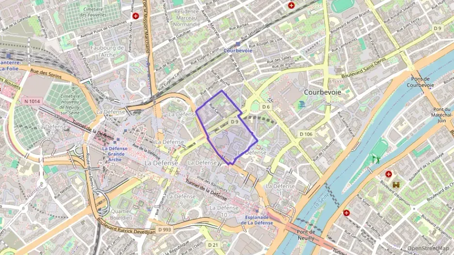 Appartement 37 m² deux pieces à vendre à Courbevoie