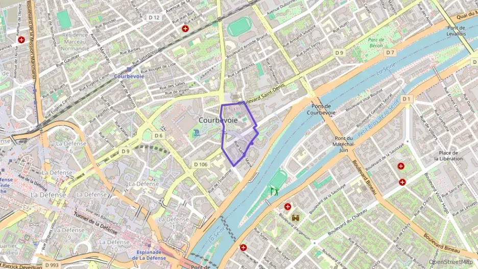 Appartement 27 m² une piece à vendre à Courbevoie