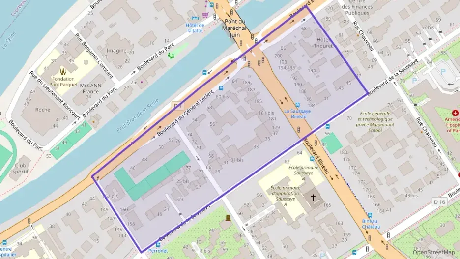 Appartement 47 m² deux pieces à vendre à Neuilly-sur-Seine