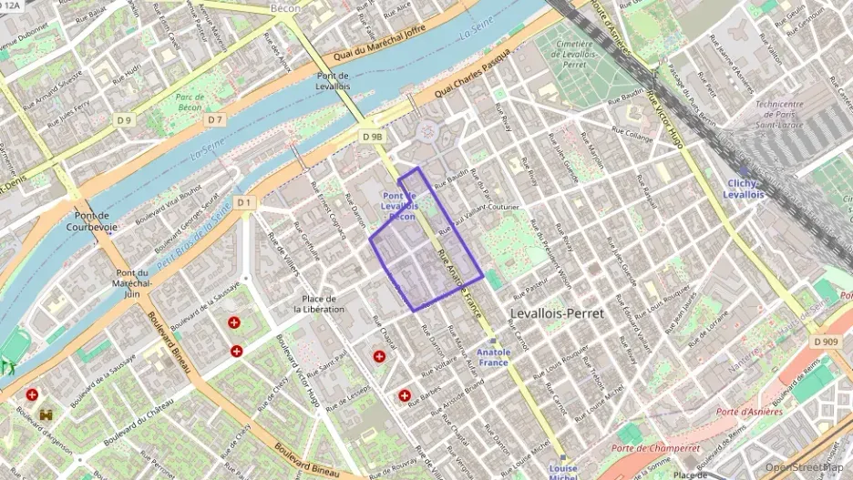 Appartement 43 m² deux pieces à vendre à Levallois-Perret