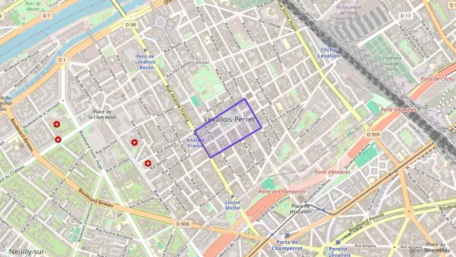 Appartement 59 m² trois pièces à vendre à Levallois-Perret