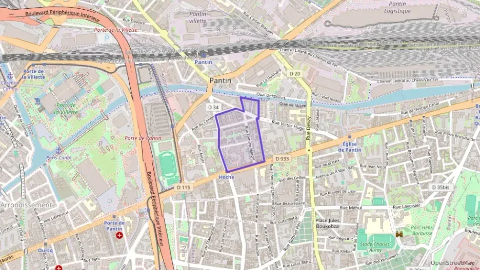 Appartement 78 m² quatre pièces à vendre à Pantin