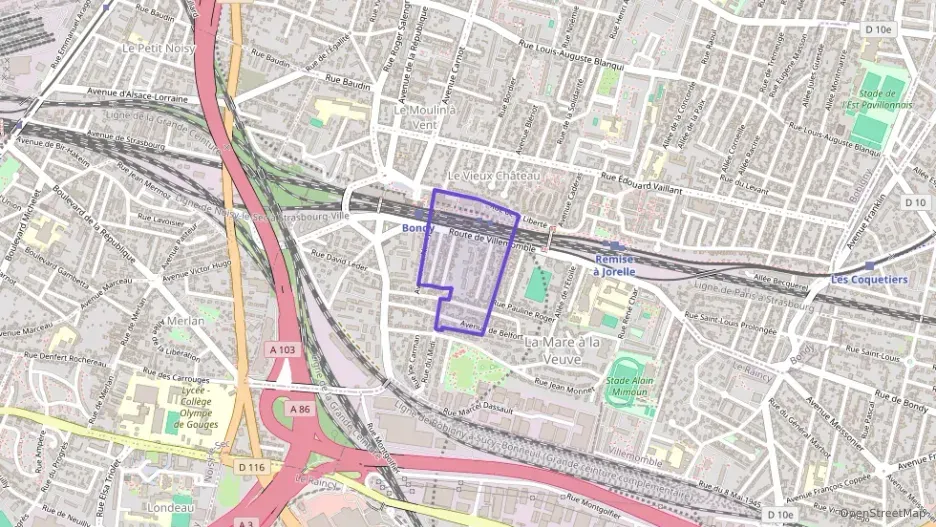 Appartement 60 m² trois pièces à vendre à Bondy