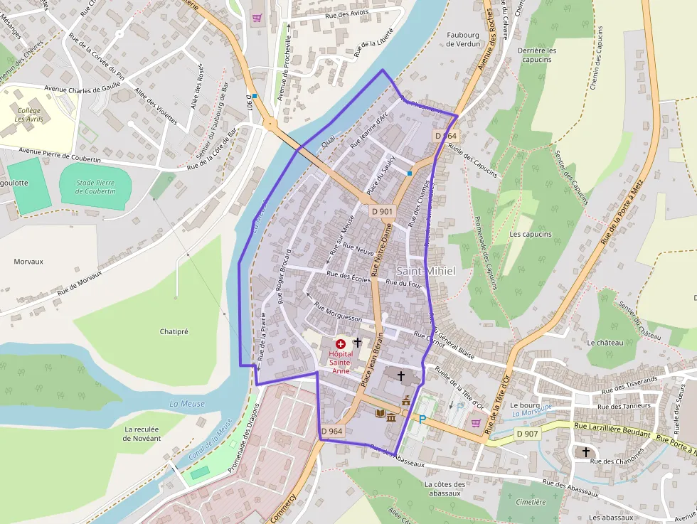 Appartement 90 m² trois pièces à vendre à Saint-Mihiel