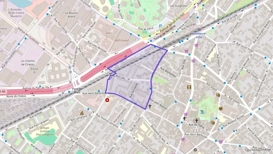 Appartement 63 m² trois pièces à vendre à Nanterre