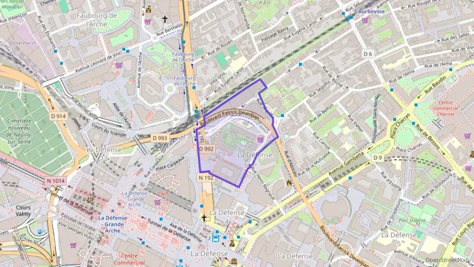 Appartement 52 m² deux pieces à vendre à Courbevoie