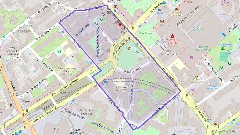 Appartement 45 m² deux pieces à vendre à Courbevoie