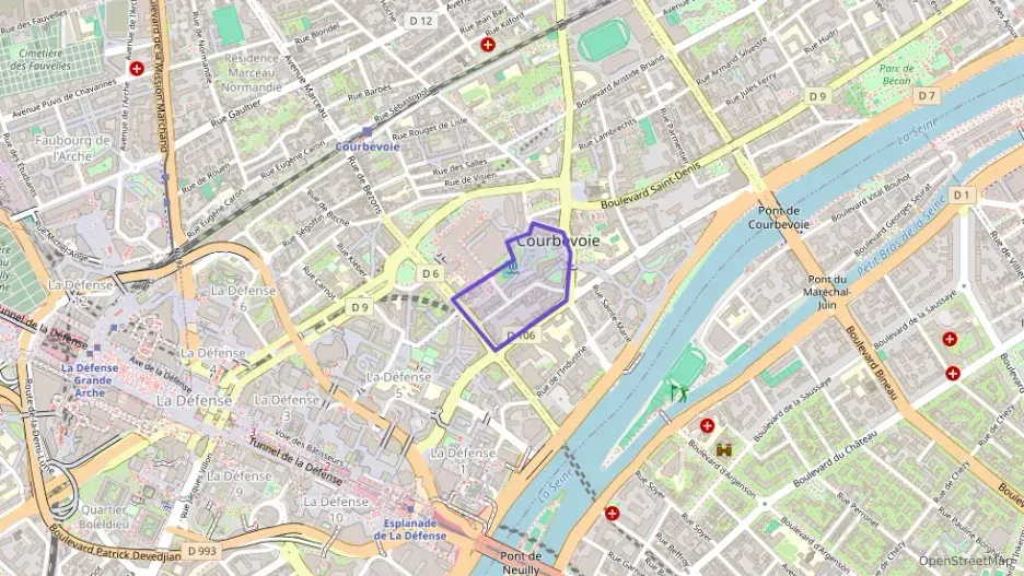 Appartement 42 m² deux pieces à vendre à Courbevoie