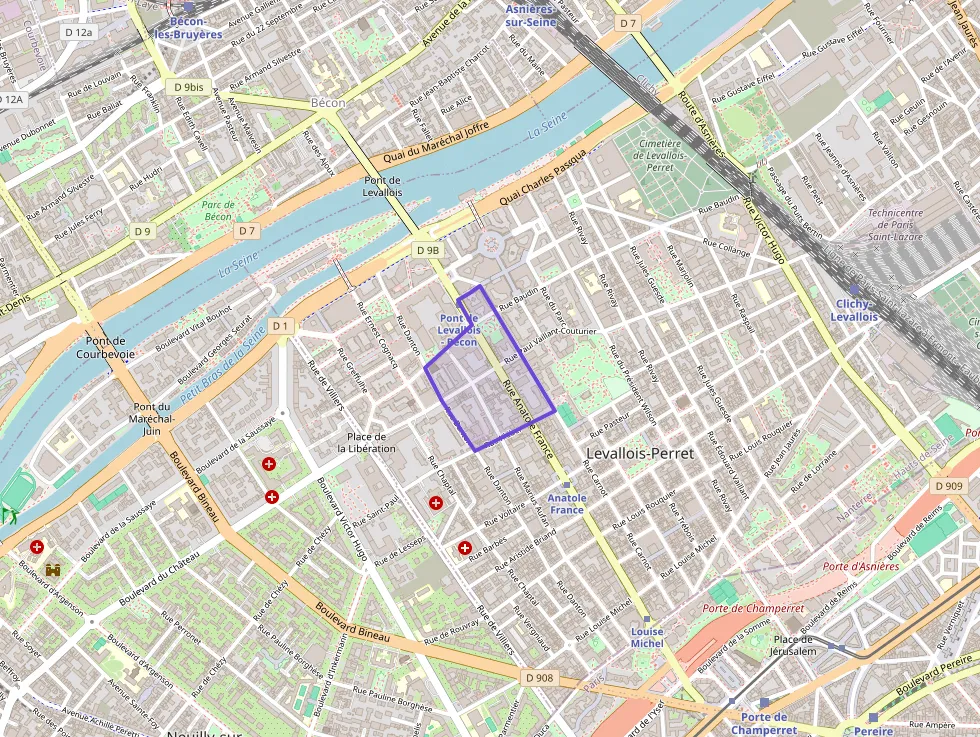 Appartement 69 m² trois pièces à vendre à Levallois-Perret