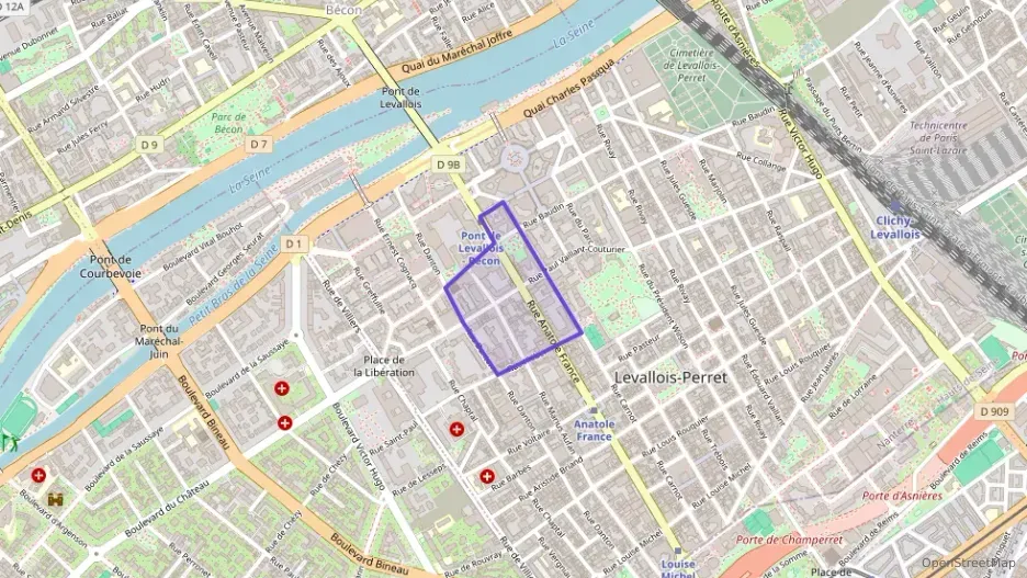 Appartement 69 m² trois pièces à vendre à Levallois-Perret Appartement 69 m² trois pièces à vendre à Levallois-Perret