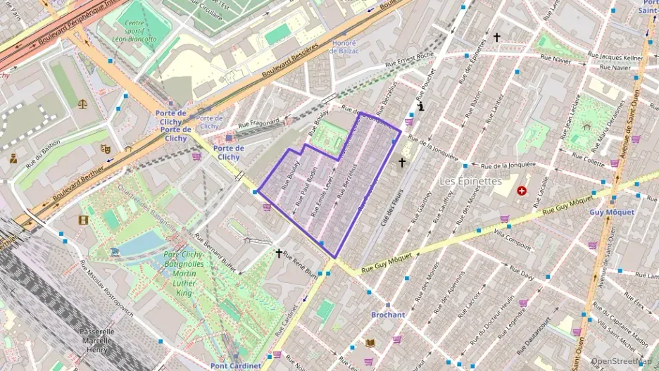 Appartement 23 m² une piece à vendre à Paris 17e Arrondissement