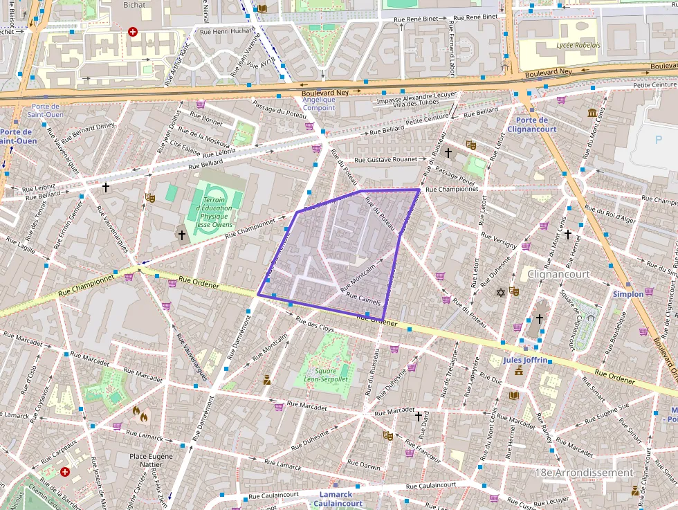 Appartement 66 m² trois pièces à vendre à Paris 18e Arrondissement