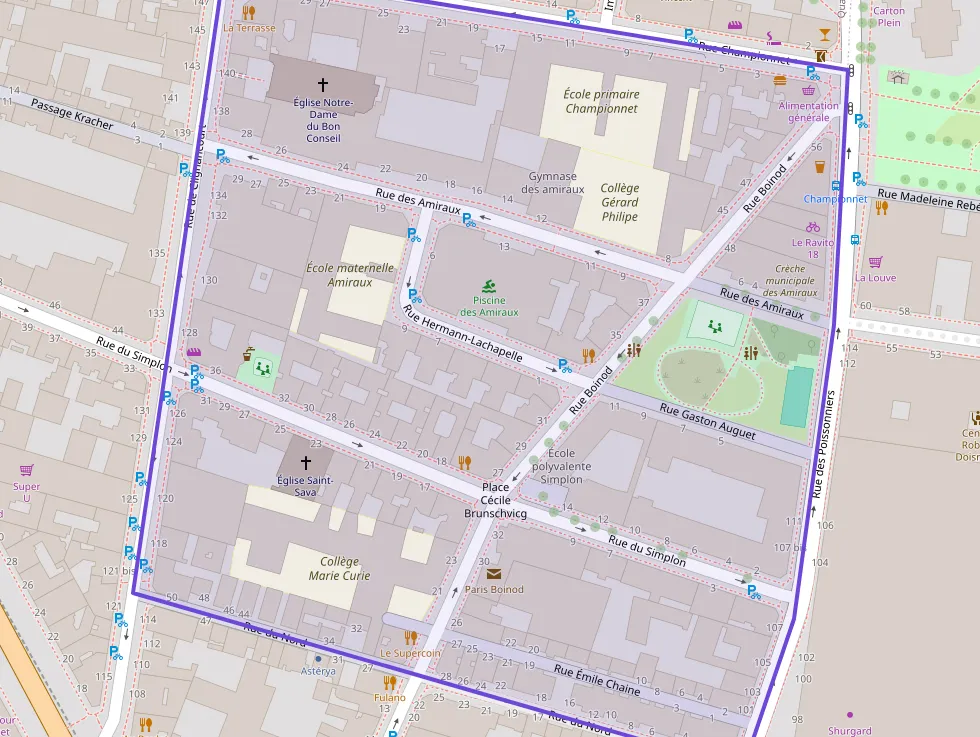 Appartement 53 m² trois pièces à vendre à Paris 18e Arrondissement