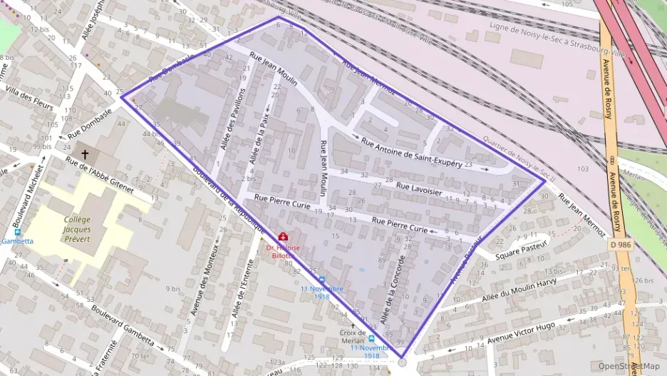 Appartement 57 m² trois pièces à vendre à Noisy-le-Sec