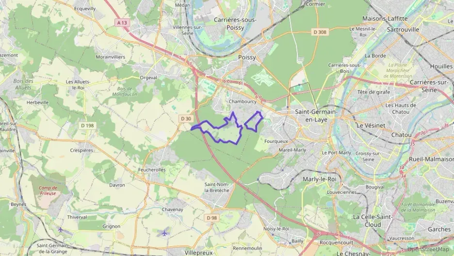 Appartement 114 m² trois pièces à vendre à Chambourcy