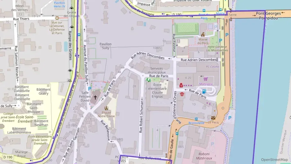 Appartement 57 m² trois pièces à vendre à Le Pecq