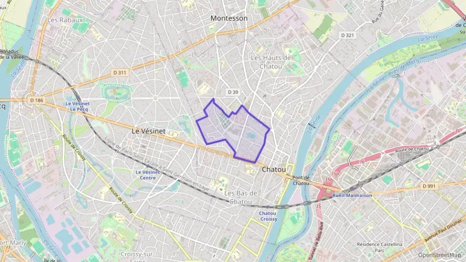 Appartement 87 m² trois pièces à vendre à Chatou Appartement 87 m² trois pièces à vendre à Chatou