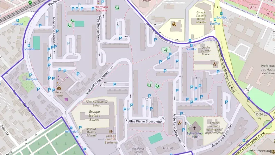 Appartement 78 m² quatre pièces à vendre à Nanterre Appartement 78 m² quatre pièces à vendre à Nanterre