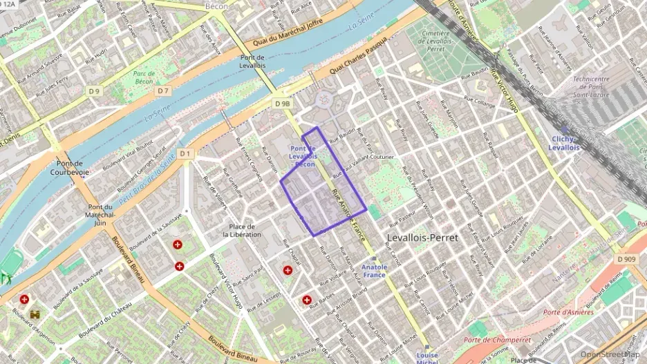 Appartement 62 m² quatre pièces à vendre à Levallois-Perret