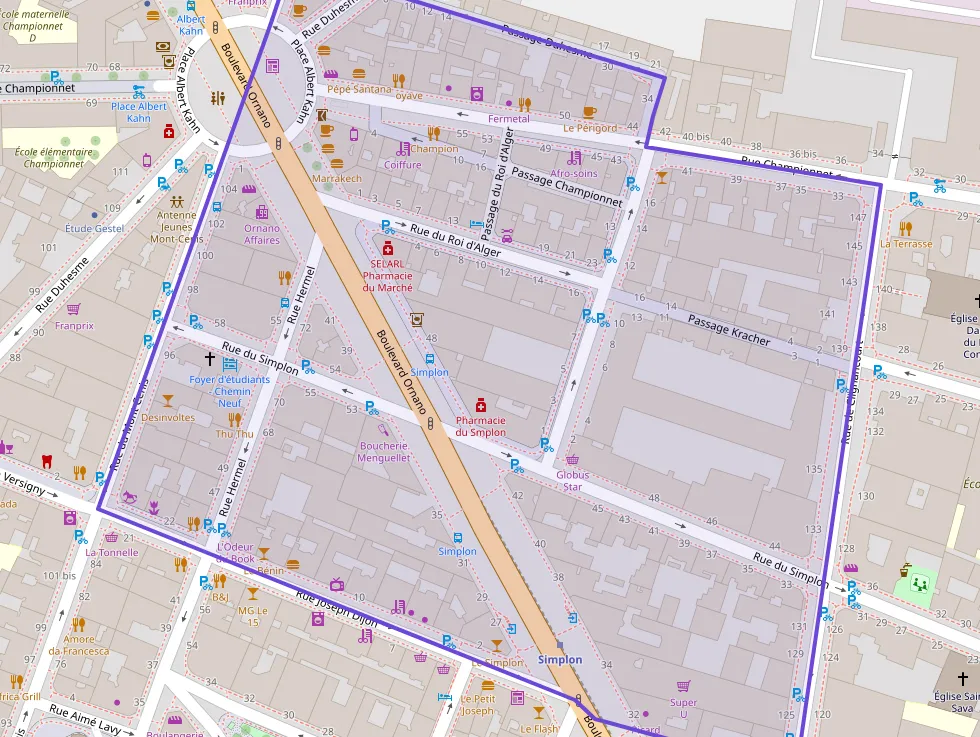 Appartement 58 m² trois pièces à vendre à Paris 18e Arrondissement