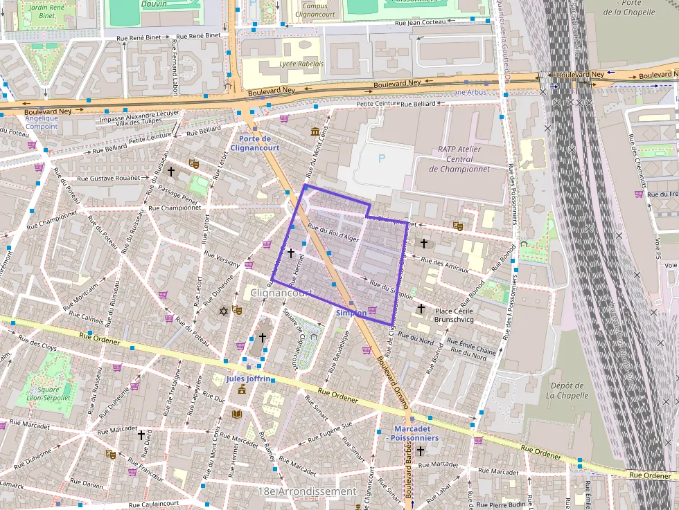 Appartement 58 m² trois pièces à vendre à Paris 18e Arrondissement