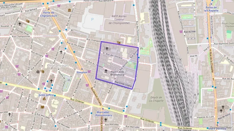 Appartement 37 m² deux pieces à vendre à Paris 18e Arrondissement