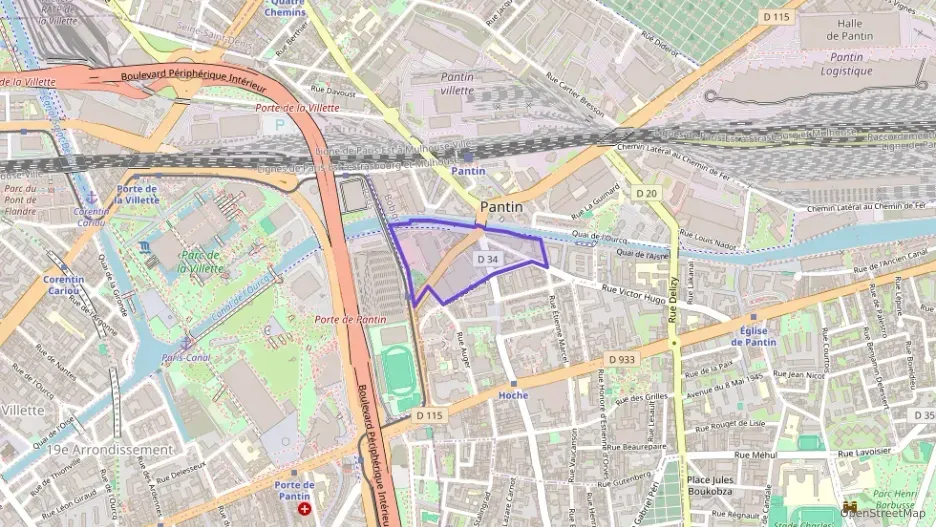 Appartement 63 m² trois pièces à vendre à Pantin