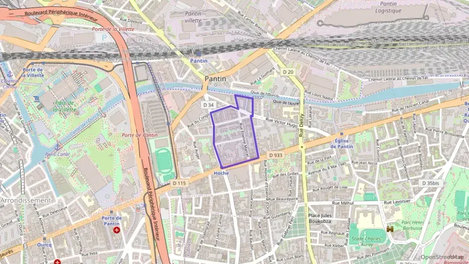 Appartement 94 m² trois pièces à vendre à Pantin