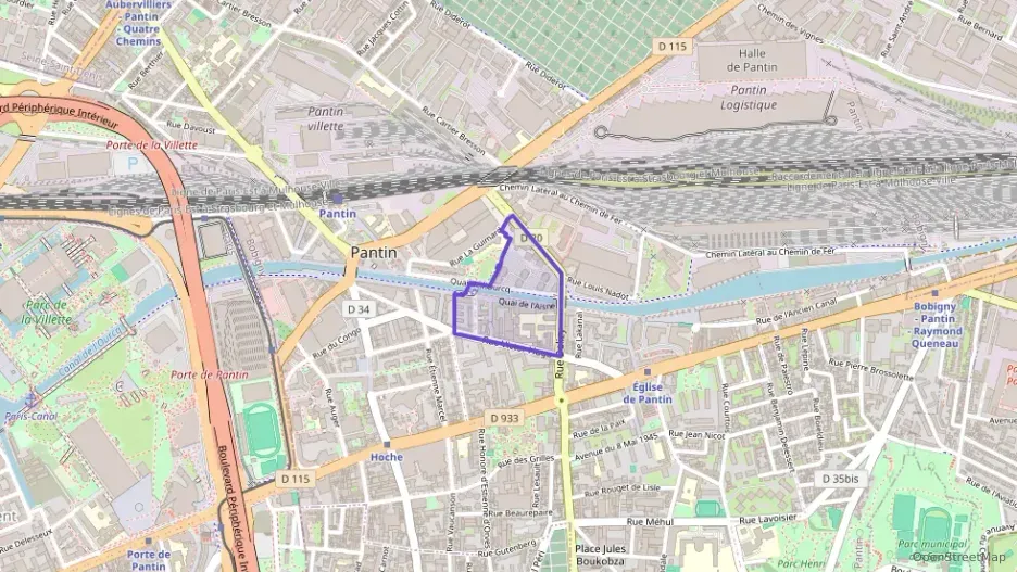 Appartement 71 m² trois pièces à vendre à Pantin