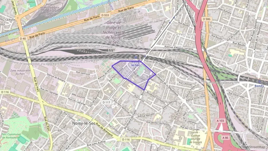 Appartement 88 m² quatre pièces à vendre à Noisy-le-Sec
