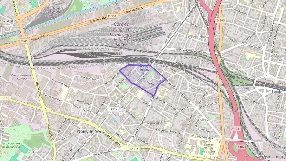Appartement 60 m² deux pieces à vendre à Noisy-le-Sec