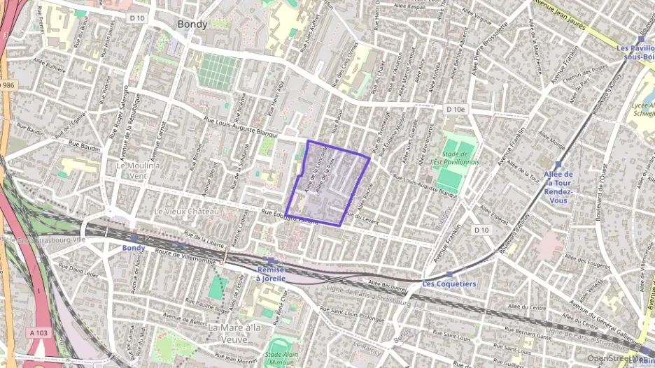 Appartement 35 m² trois pièces à vendre à Bondy