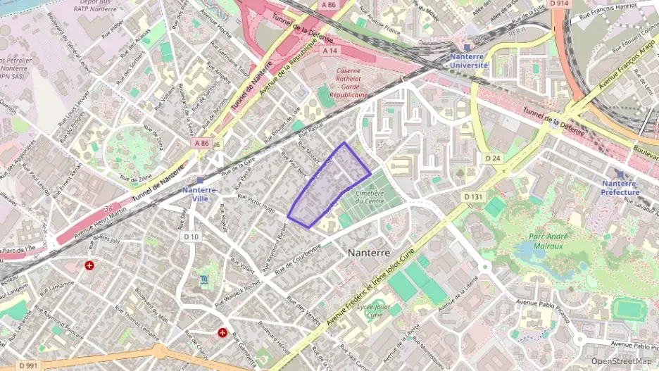 Appartement 97 m² quatre pièces à vendre à Nanterre