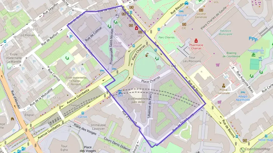 Appartement 52 m² deux pieces à vendre à Courbevoie