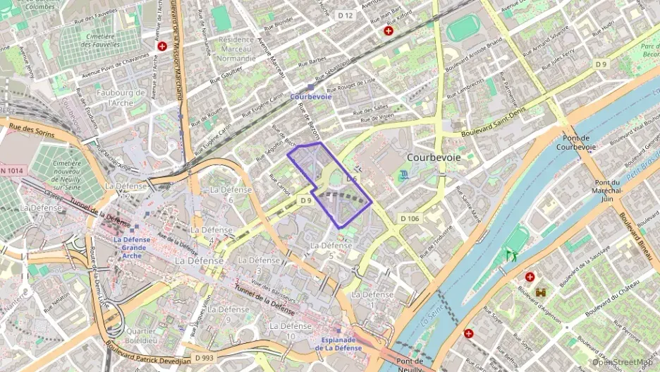 Appartement 52 m² deux pieces à vendre à Courbevoie