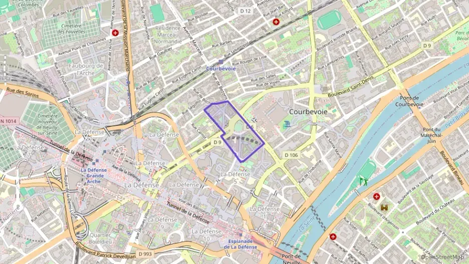 Appartement 76 m² trois pièces à vendre à Courbevoie