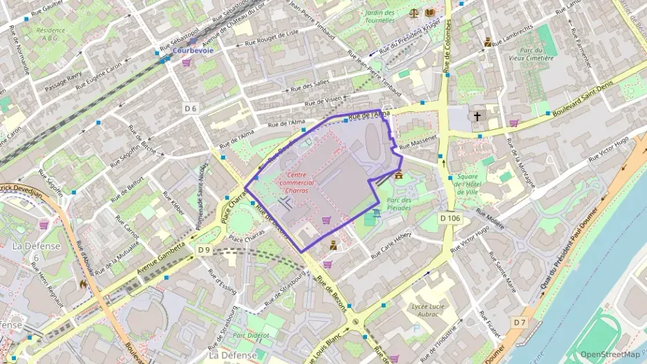 Appartement 49 m² deux pieces à vendre à Courbevoie